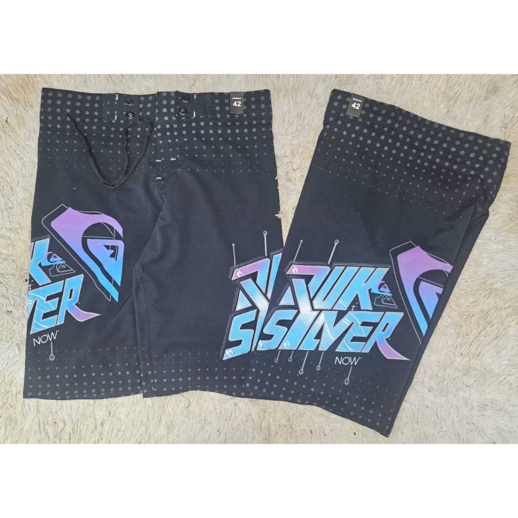 Detalhes do Bermuda Masculina de surf estampada no tecido táctil com elastano