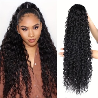 Rabo de Cavalo Cacheado Deep Wave Bio Orgânico Hair Aspecto Humano em Oferta na Shopee