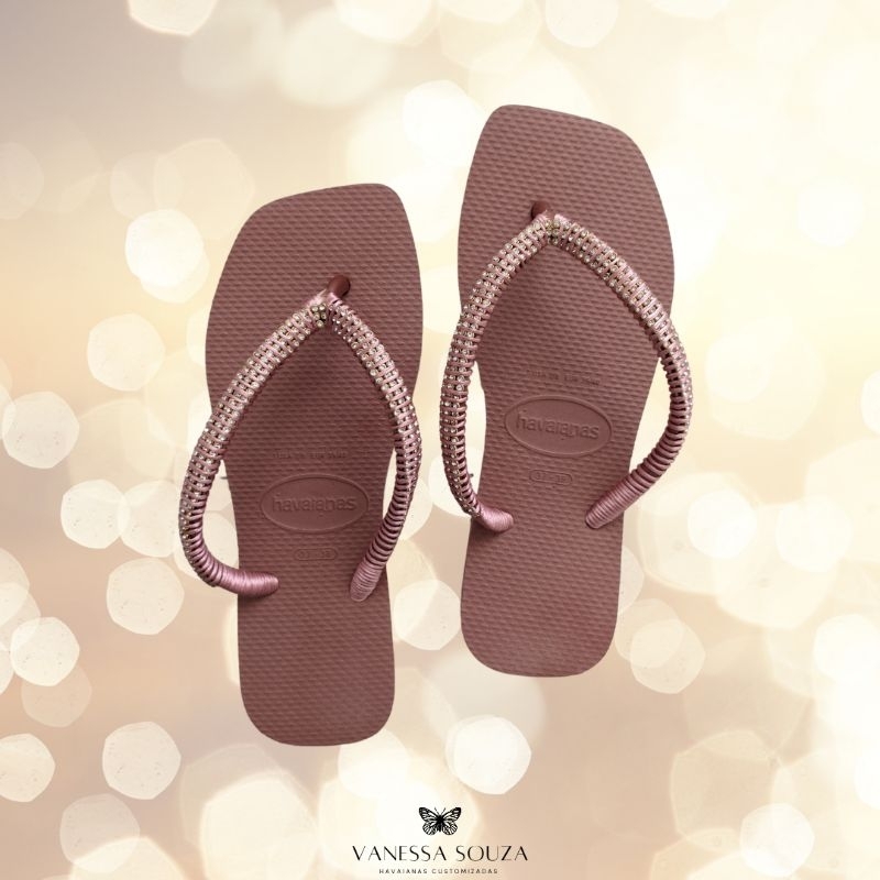havaianas terra molhada