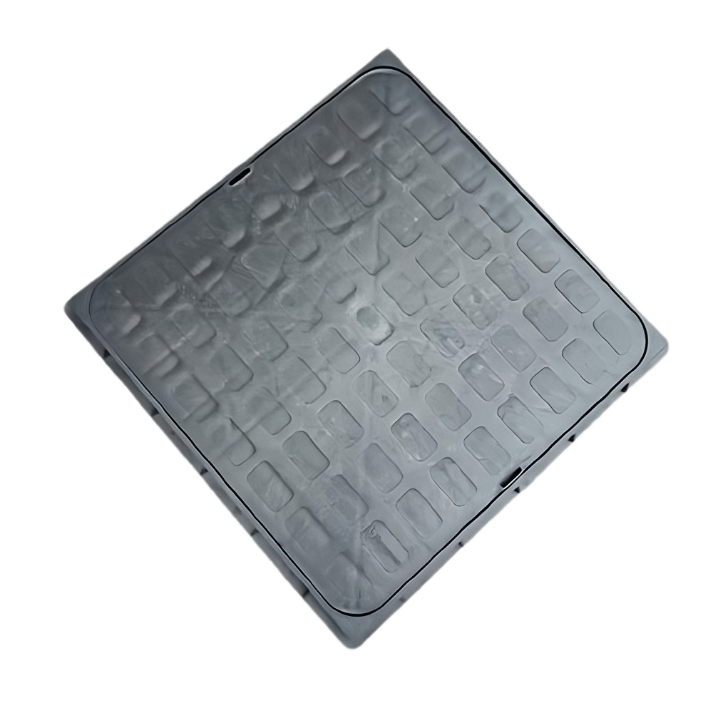 Tampa Fixo 40x40 De Cisterna Esgoto Caixa de inspeção Resistente ​Preto Ultra