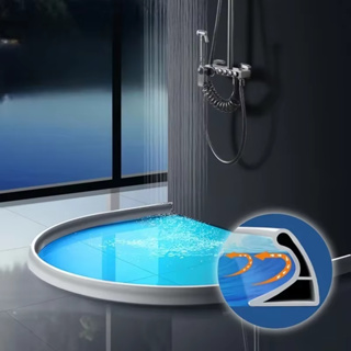 Barreira de Agua Retenção em Silicone Vedação Area Molhada Banheiro Box Lavanderia em Oferta na Shopee