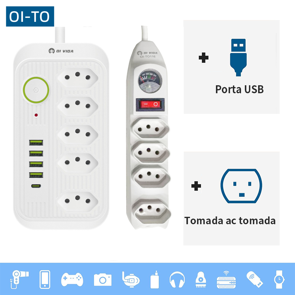 Extensão Elétrica com 3 Entradas Usb: Onde Comprar | BuscaProdutos