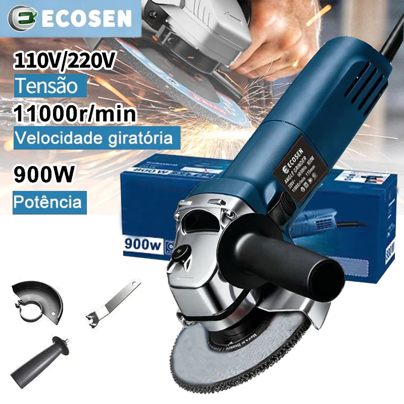 Esmerilhadeira  Lixadeira Angular 900w 115mm 4.1/2 11000rpm 60HZ