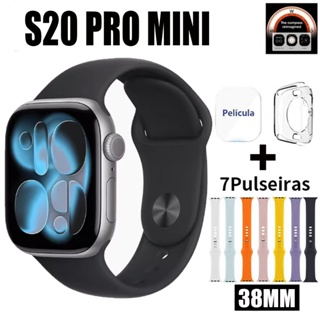 Relógio Smartwatch S20 PRO MINI 38MM Série 10 Bluetooth Call Cardíaca Monitoramento NFC GPS  Chat GPT Esportivo Smartwat em Oferta na Shopee