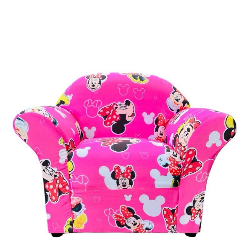 Sofá da Minnie Mouse Infantil com Estampa Exclusiva – Confortável e Resistente