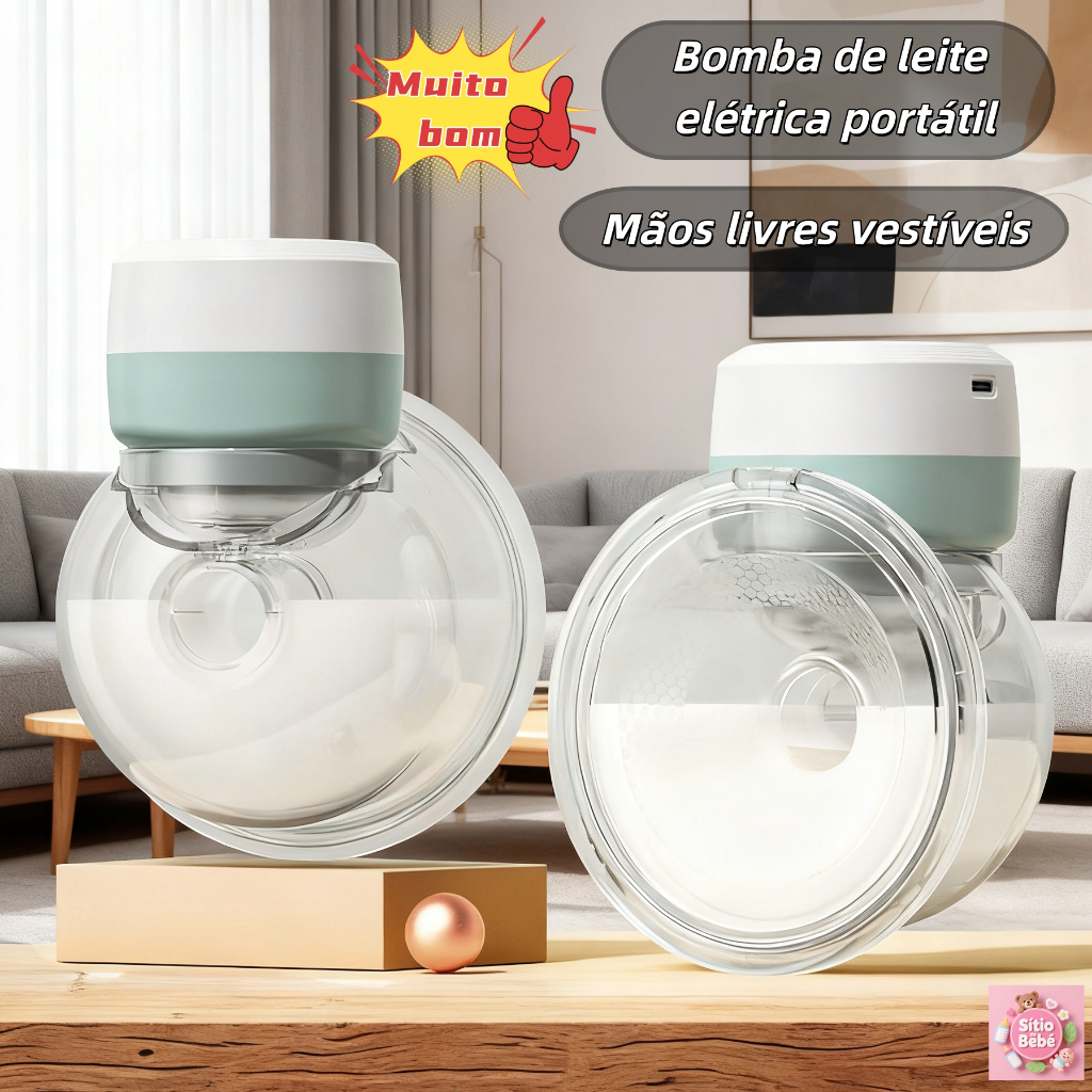 Bomba Tira Leite Portátil Automática Recarregável