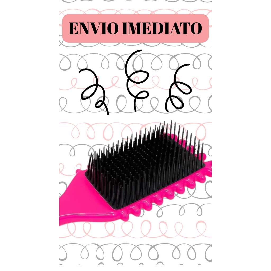 ESCOVA DE ONDULAÇÃO E FITAGEM PARA CABELOS CACHEADOS - ONDULADOS - CRESPOS VIVANCE em Oferta na Shopee