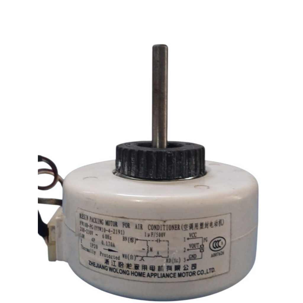 Motor Ventilador da Evaporadora Gree / ELECTROLUX  FN10B-PG (YYW10-4-2191) GWC09 GWHN18 TI09R