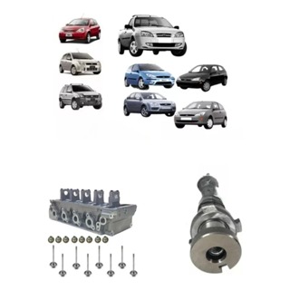 Cabeçote + Comando Válvulas Para Ford Fiesta Ka 1.6 8v Flex Zetec Rocam em Oferta na Shopee