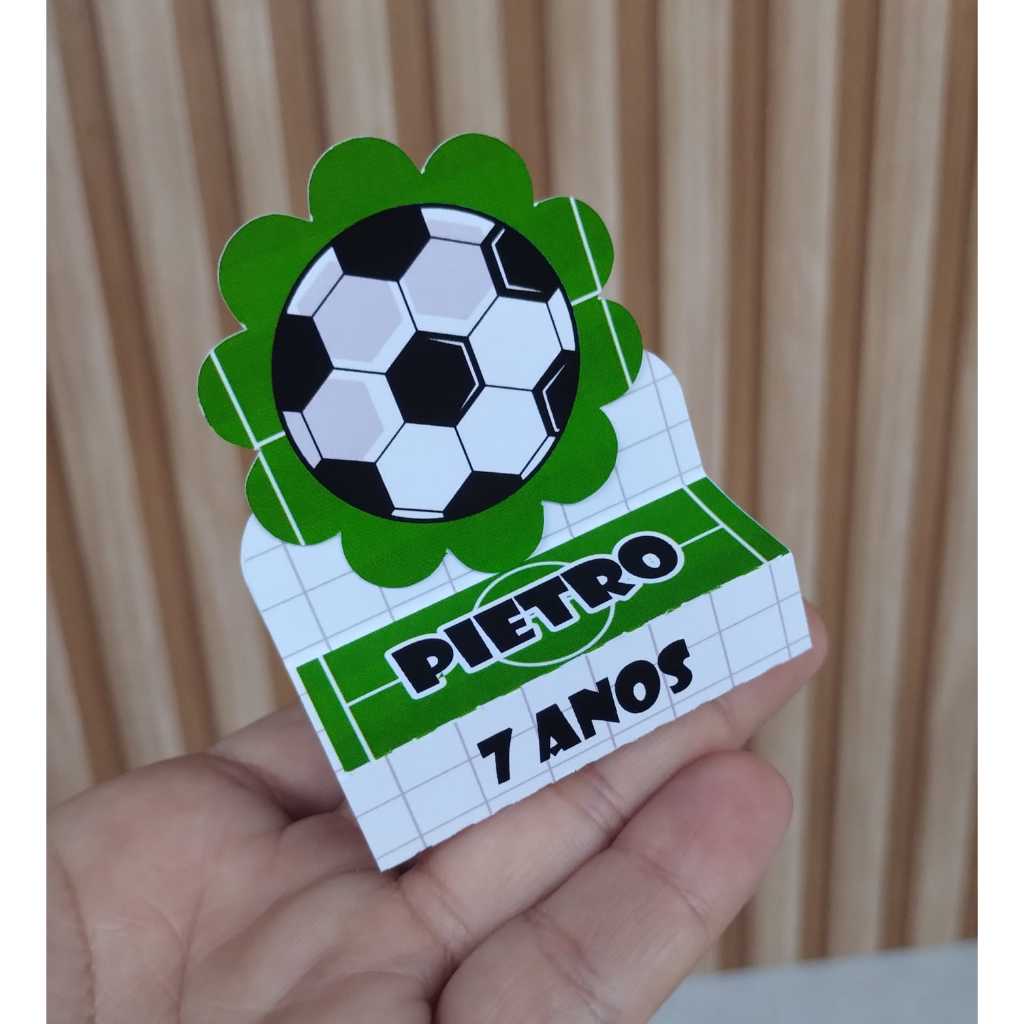 Porta Bis Duplo personalizado Futebol l Lembrancinha Personalizadas l Aniversário Infantil l Mimos Festa Infantil