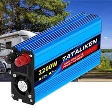 TATALIKEN 2200W Inversor de Onda Senoidal Pura 12V 110VConversor Solar