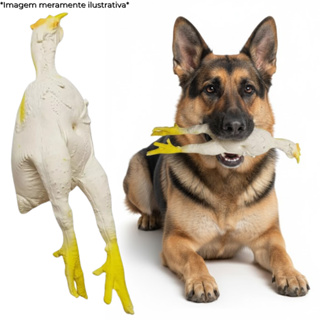 Mordedor Franguinho de Látex Textoy com Som Apito para Cães e Gatos Brincadeira Segura em Oferta na Shopee