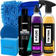 Kit Pneu Pretinho Shampoo V-Floc Cera Tok Final Carnauba Vonixx