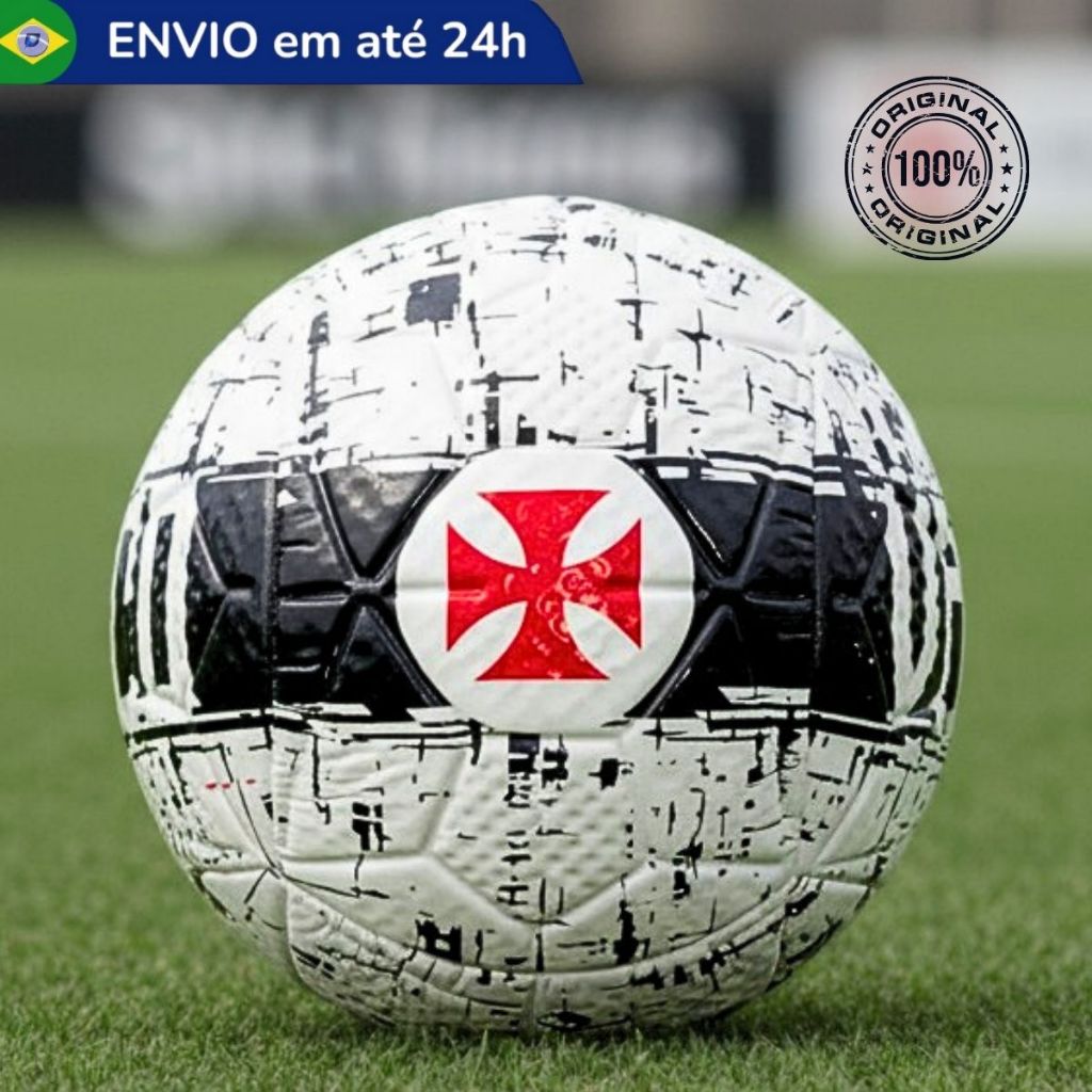Bola Futebol Vasco da Gama Infantil Criança Jovem Menino Menina Branca Mini Autorizada Oficial Time