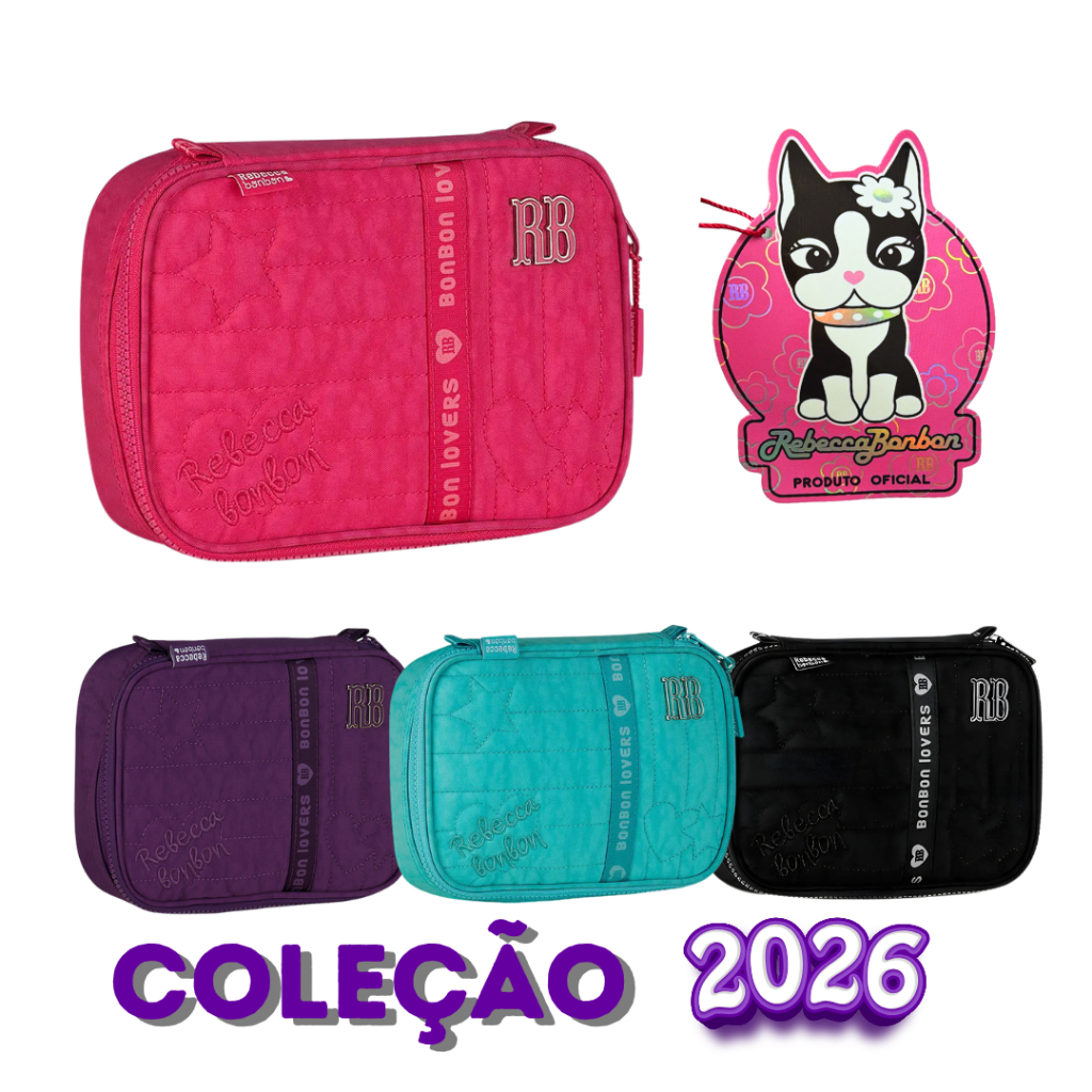 Estojo Rebecca Bonbon RB27004 em Oferta na Shopee
