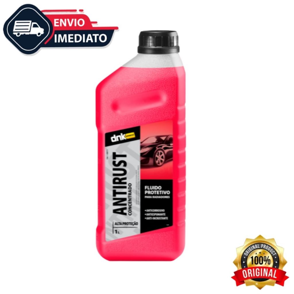 Fluido Dnk Antirust Rosa  Aditivo Protetivo Radiador Concentrado Rosa 1l em Oferta na Shopee