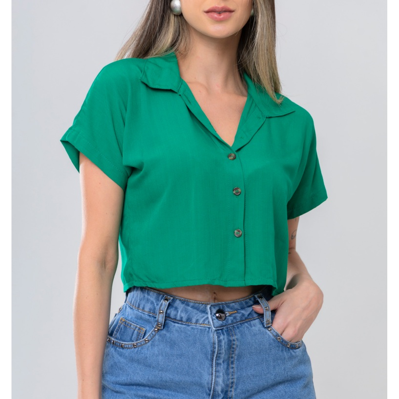 Blusa Camisa Feminina Botões Viscose Fresquinha Verão Confortável Estilo Melhor Qualidade em Oferta na Shopee