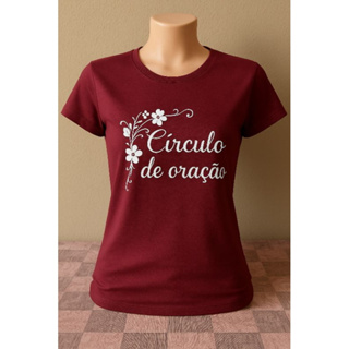 Camiseta evangélica Círculo de Oração cristã em Oferta na Shopee