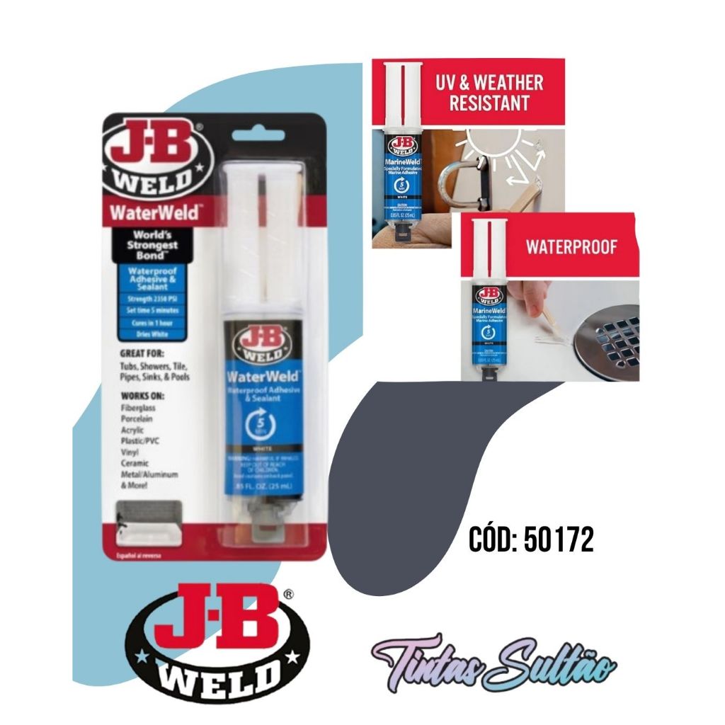ADESIVO E SELANTE MARITIMO J-B WELD MARINEWELD