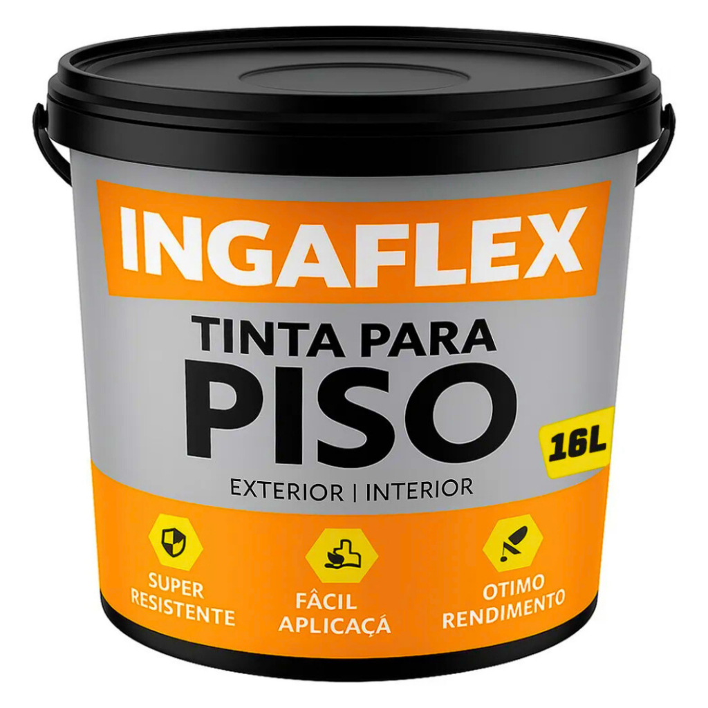 Tinta Acrílica Piso E Parede Base Água Alta Cobertura IngáFlex Comprar Um Por Vez 16l