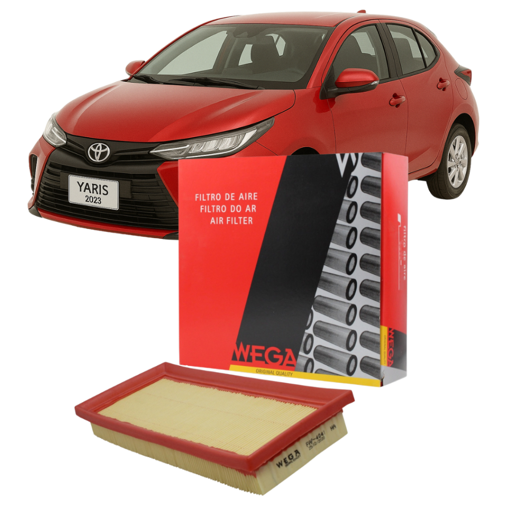Filtro Ar do Motor Toyota Etios 1.3 1.5 16v 2016/... ; Yaris 1.3 1.5 16v 2018/... FAP4041 em Oferta na Shopee