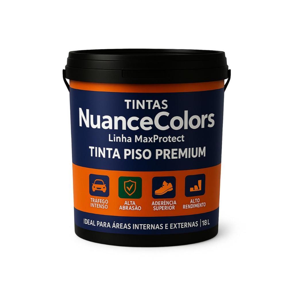 Tinta Piso NuanceColors 18kg  Antiderrapante, Alta Resistência e Ótima Cobertura 5KG