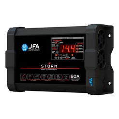 Fonte Carregador Jfa 60a Bivolt Storm Com Medidor Cca