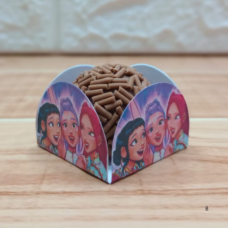 Forminhas para Brigadeiro e Docinhos Guerreiras Do Kpop Lembrancinha Festa Aniversário