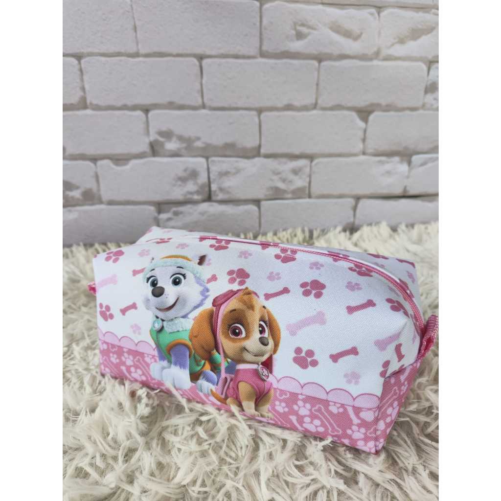 Estojo Personalizado com Nome Infantil | Tema Patrulha Canina Meninas FAZEMOS EM QUALQUER TEMA em Oferta na Shopee