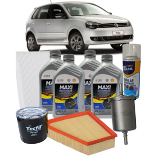 Kit Troca de Óleo e Filtros 5w40 Sintético Volkswagen Polo 1.6 8V EA111 em Oferta na Shopee