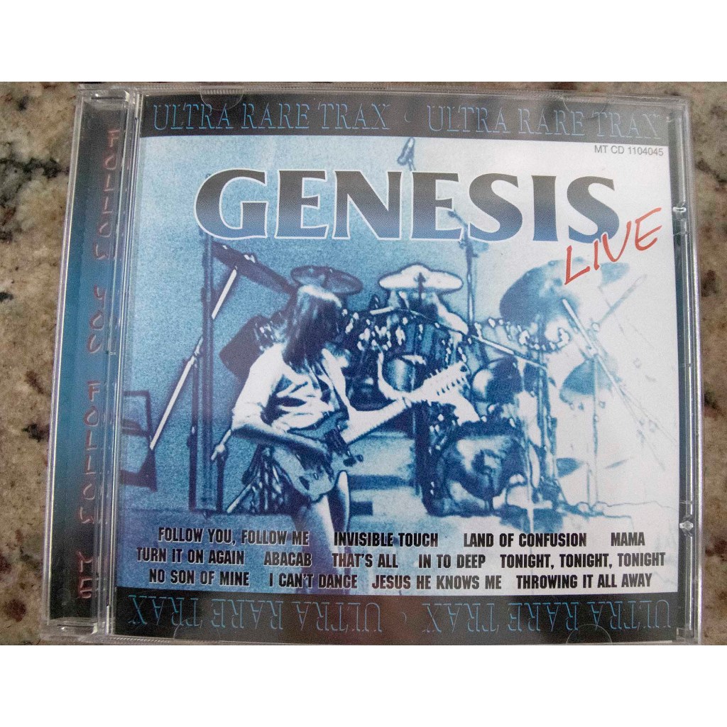 CD GENESIS - GENESIS LIVE (Série ULTRA RARE TRAX)