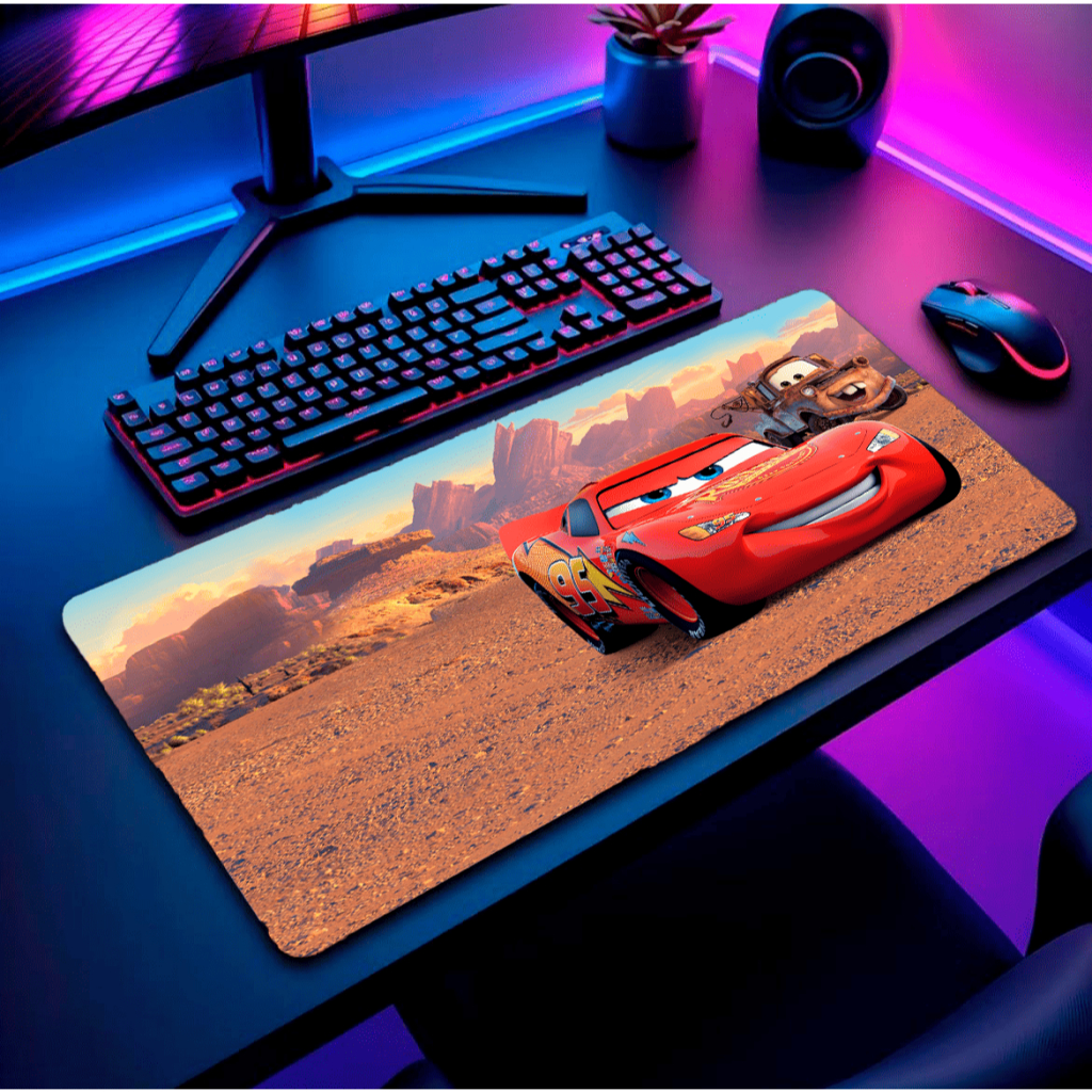 Mouse Pad Gamer Grande RGB Anime Heróis Personalizado Exclusivo 80x30cm Ergonômico Antiderrapante