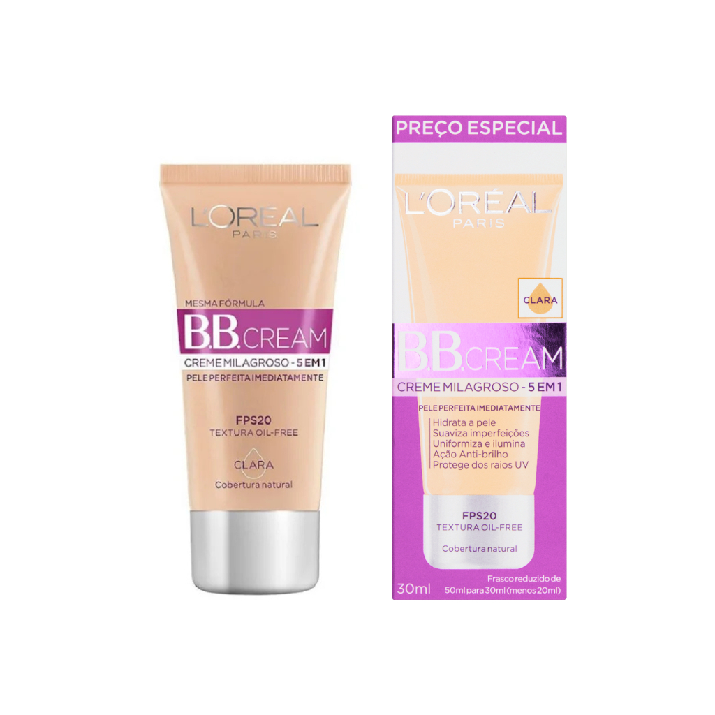 Base BB Cream Loreal 30ml (escolha sua cor)