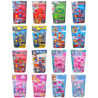 Relógio Infantil Montável com Boneco Heróis Princesas e Desenhos Animados em Oferta na Shopee