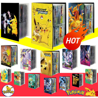 Álbum Pasta Oficial Pokémon - 240 Slots TCG 30 Folhas Pikachu Charizard Arceus Premium em Oferta na Shopee