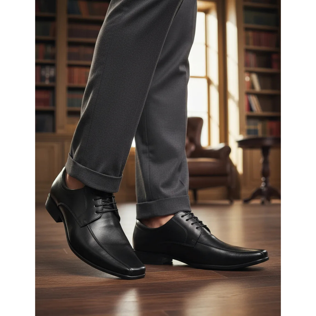 Sapato Social Masculino JotaPe 100% Couro Resistente e confortável 77500 Cadarço em Oferta na Shopee