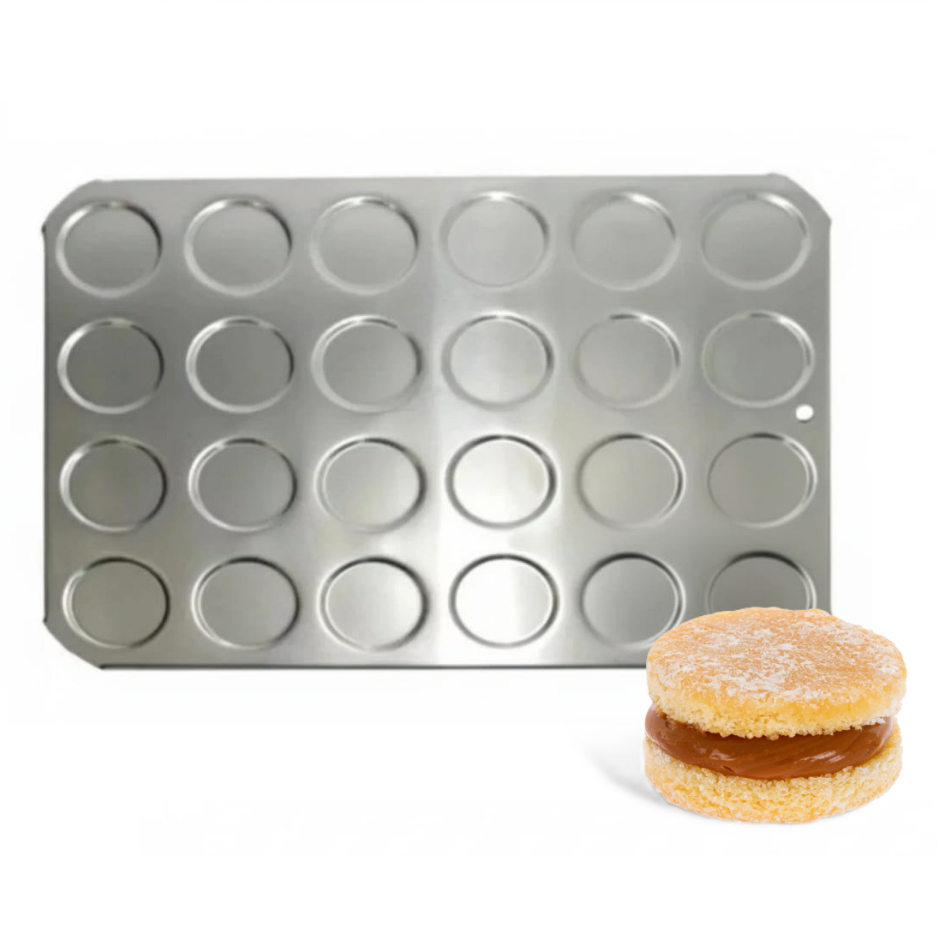 Kit 2 Formas Para Bem Casado Redondo 24 Cavidades Alumínio em Oferta na Shopee