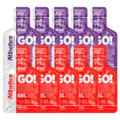 GO! Recovery Gel Atlhetica Nutrition Carboidrato 10 ou 5 Sachês de 30g
