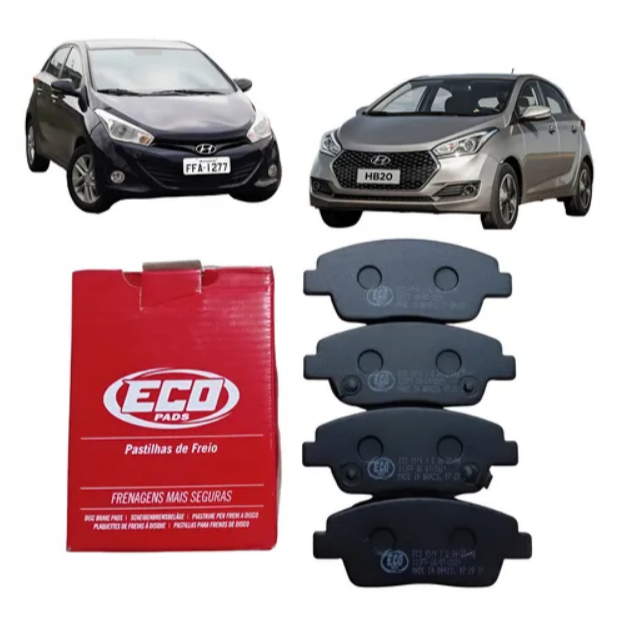 PASTILHA DE FREIO DIANTEIRA - HB20 1.0 2012A 2019 em Oferta na Shopee