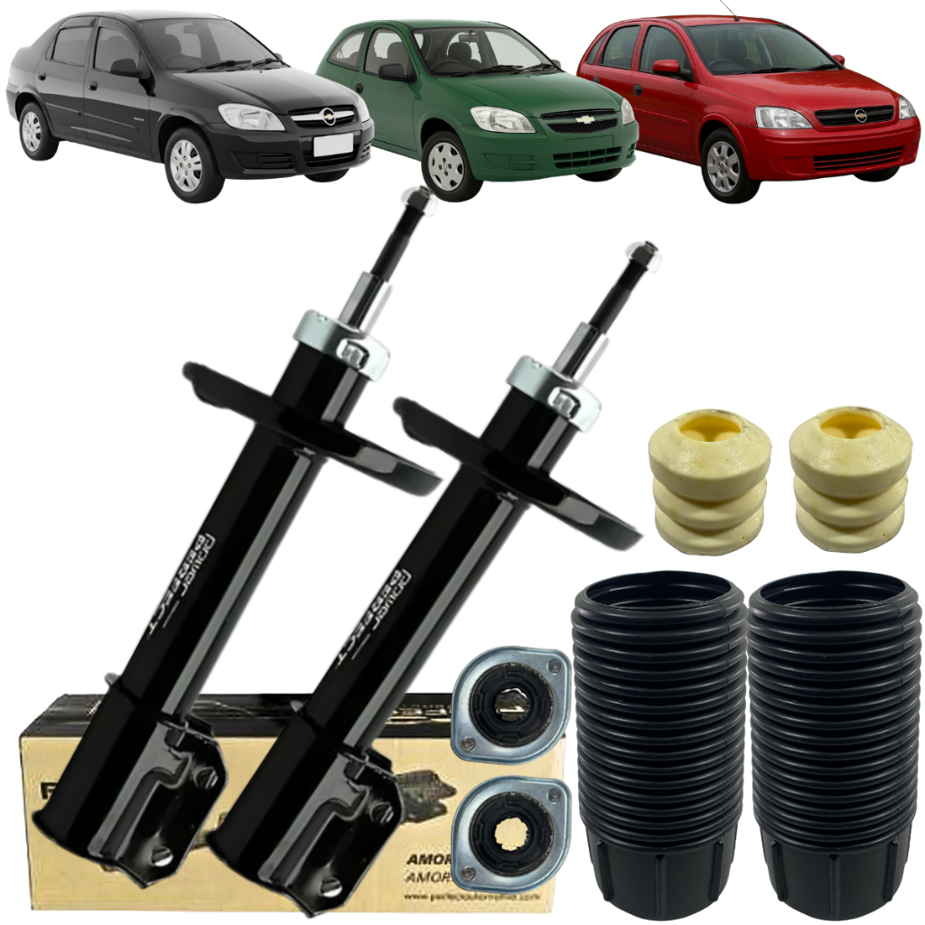 Kit Amortecedores Dianteira Celta Corsa Classic Prisma Wind