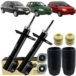 Kit Amortecedores Dianteira Celta Corsa Classic Prisma Wind