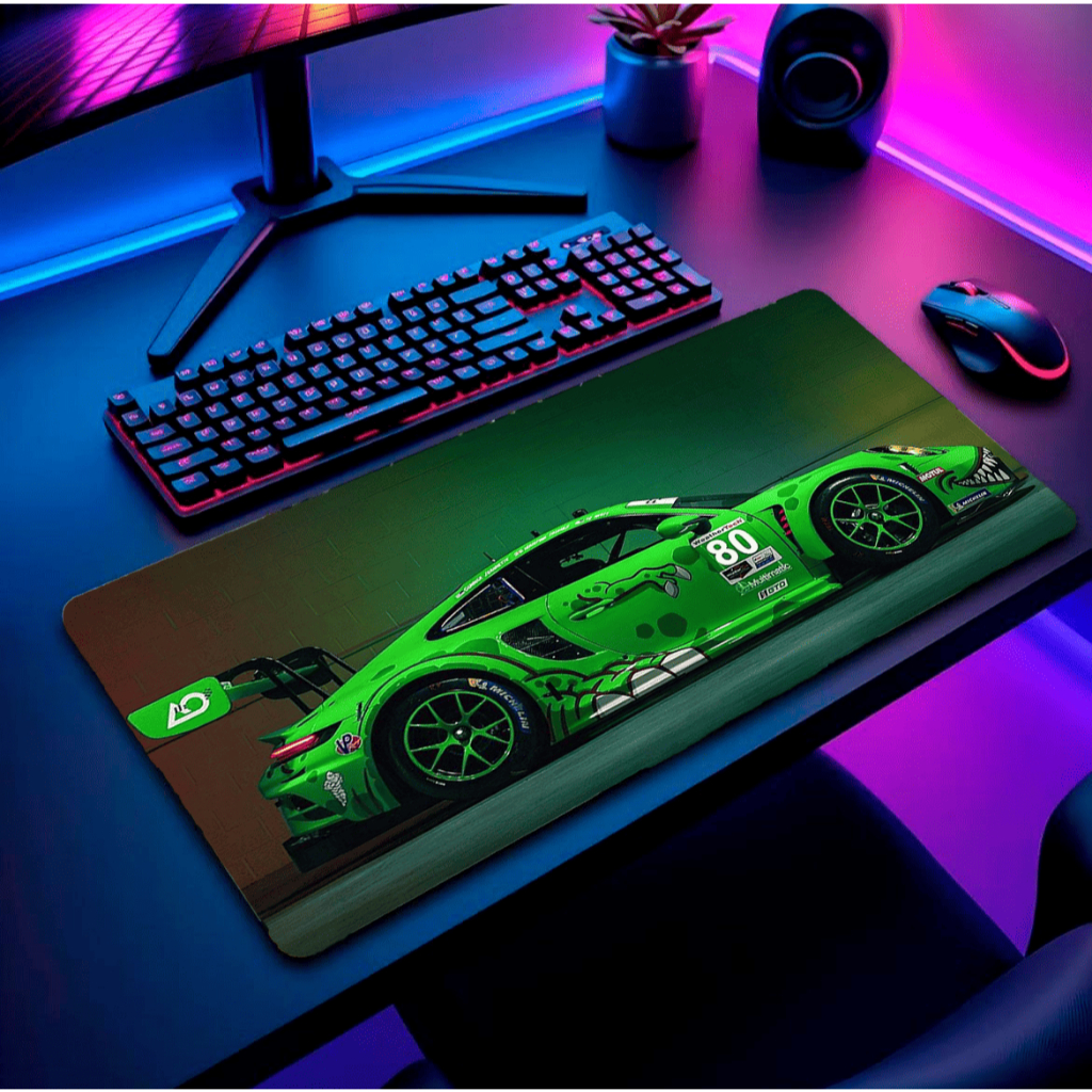 Mouse Pad Gamer RGB Grande Anime Heróis Personalizado Exclusivo 80x30cm Apoio Confortável e Macio