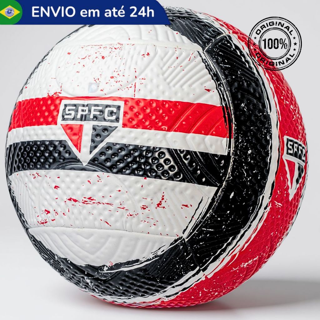 Bola São Paulo FC Time Futebol Tamanho Oficial N5 Com Selo Durável Resistente - Profissional em Oferta na Shopee