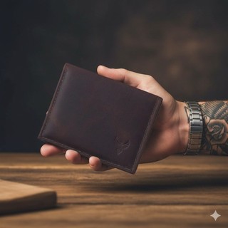 Carteira Masculina 100% Couro Legítimo | Slim, Elegante e Resistente