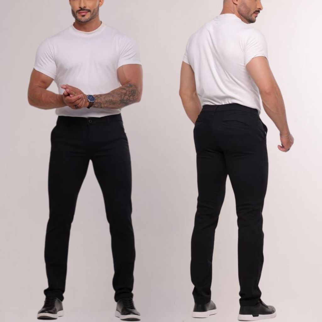 Calça Sarja Slim Social Sport Fino Masculina Alfaiataria Esporte Fino Bolso Faca Com Bolso Embutido Brim Com Elastano em Oferta na Shopee