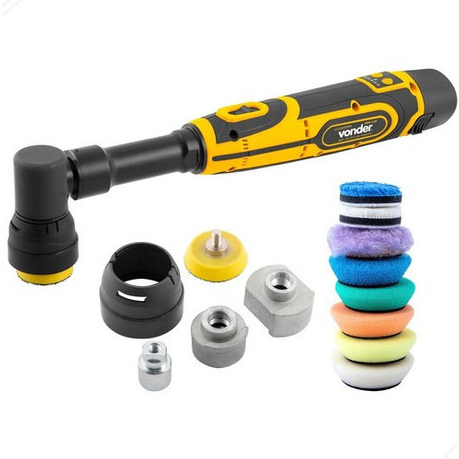 Politriz Mini para Polimentos em Geral Roto-orbital a Bateria 12V PMV120 Vonder