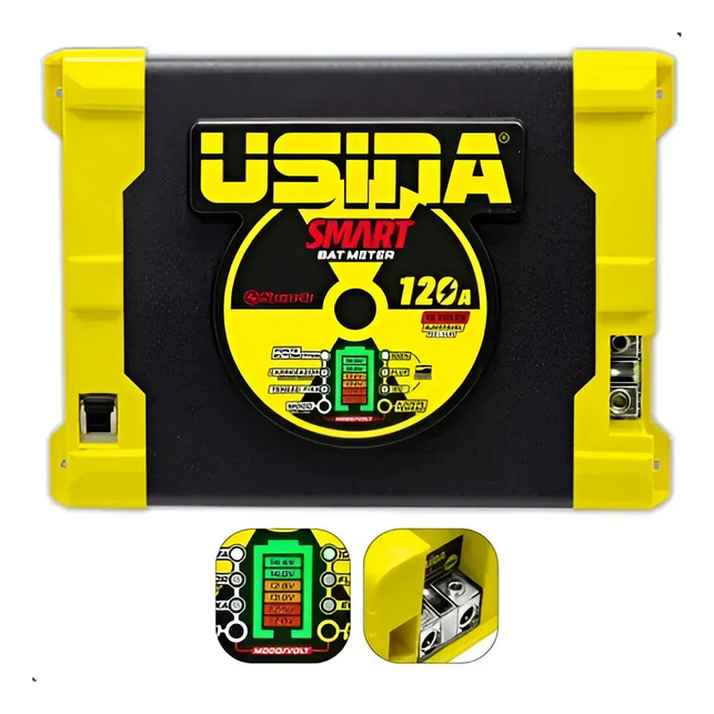 Fonte Automotiva Usina Spark 120a Bivolt Baterry Meter