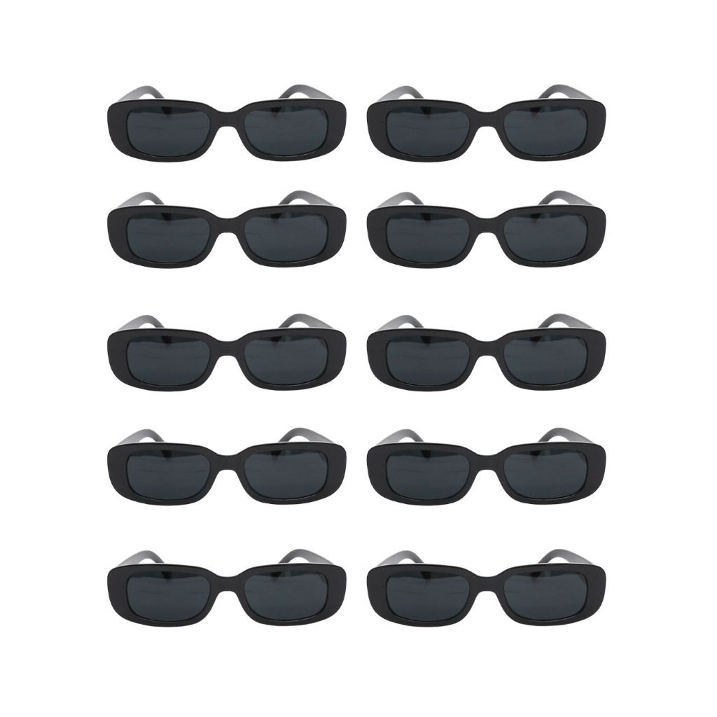 Kit 15 Óculos Retrô Formatura Casamento Evento Cor Preto em Oferta na Shopee