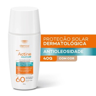 Protetor Solar Facial Darrow Actine Aquafluid FPS 60 Cor 1.5 40g (1unidade) em Oferta na Shopee