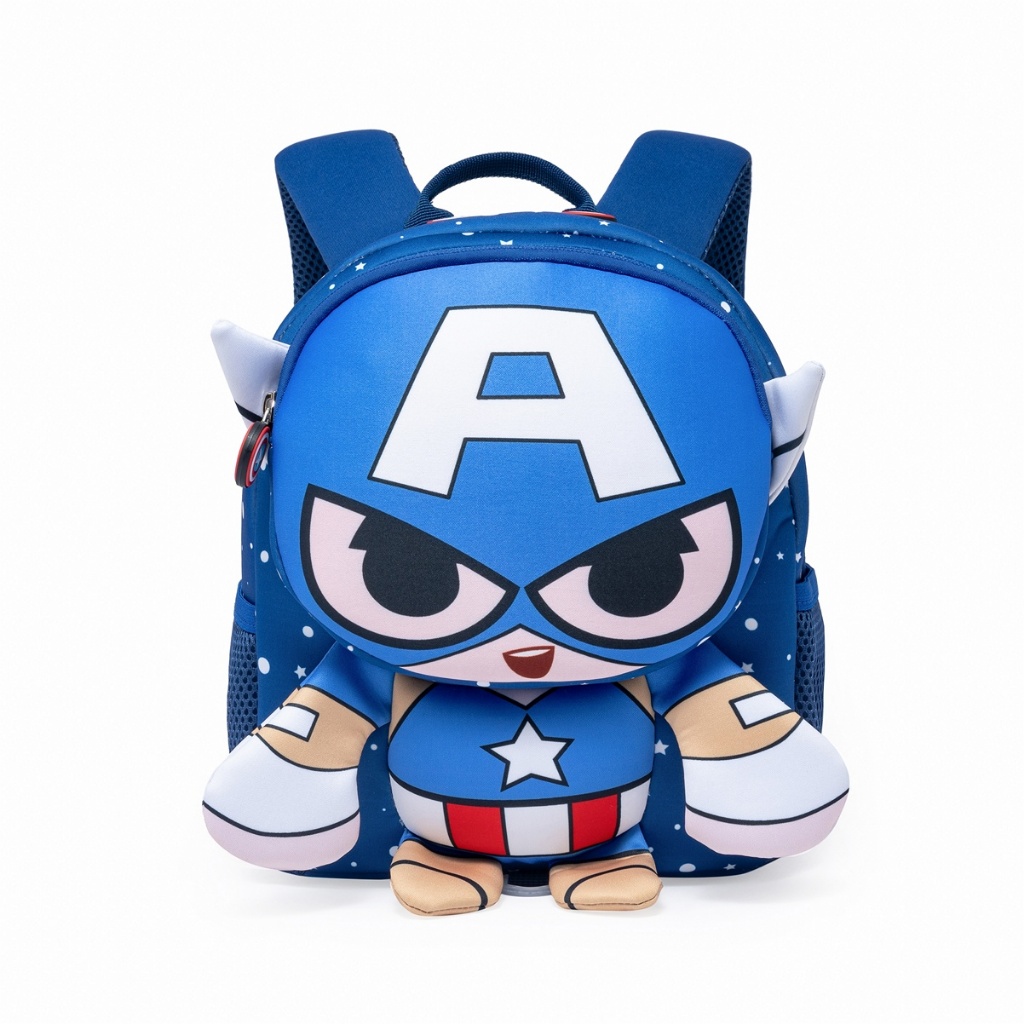 Mochila Masculina Infantil Capitão America Escolar Marvel em Oferta na Shopee